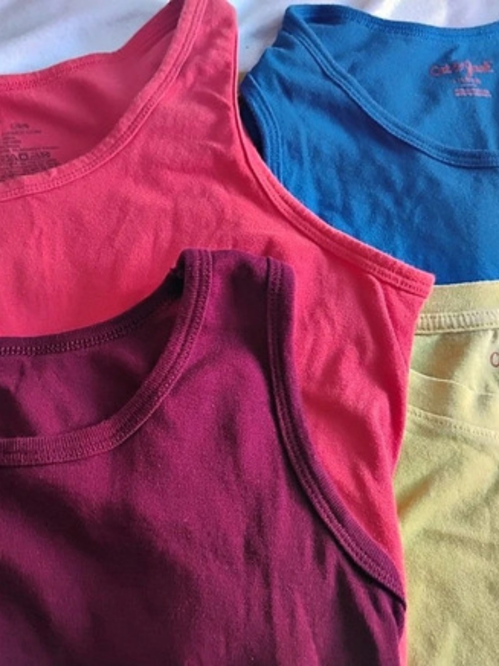 Cat & Jack Kids Tank Top 4-Pack in Pink & Blue